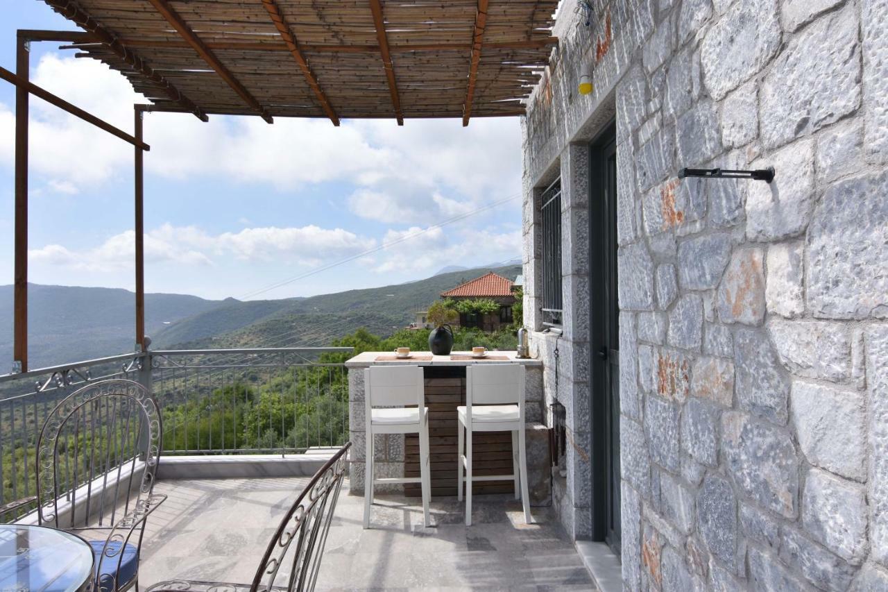 The Balcony Of Mani Villa Tseria Exterior foto