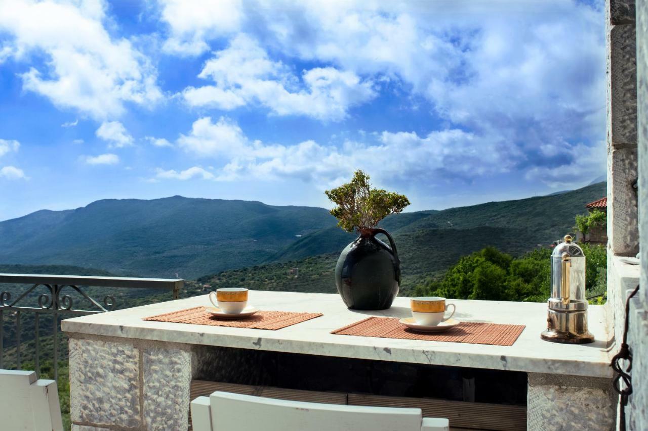 The Balcony Of Mani Villa Tseria Exterior foto