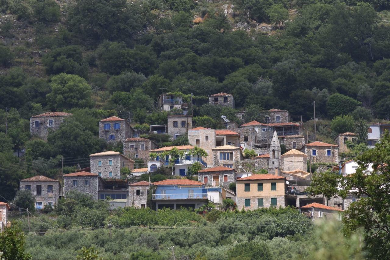 The Balcony Of Mani Villa Tseria Exterior foto